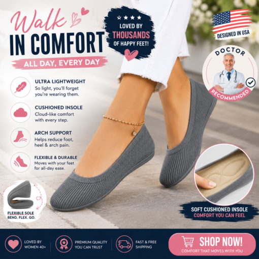 🎉Special Offer - Limited Stock 50% OFF🔥 Women's Spring Summer Flat Shoes Round Toe,Comfortable